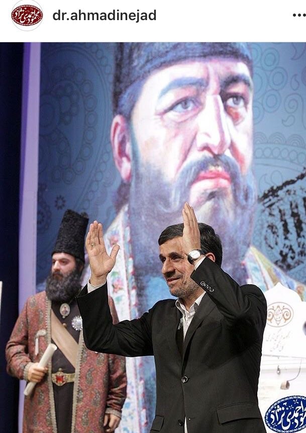 احمدی‌نژاد خود را 