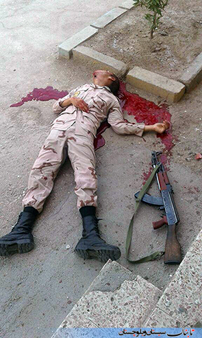 خودکشی سرباز وظیفه + عکس (+18)