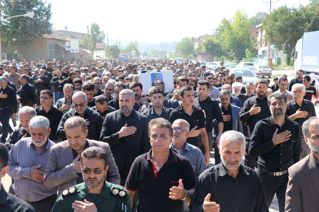 مراسم وداع با عضو شورای عالی استان مازندران