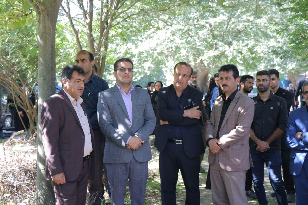 مراسم وداع با عضو شورای عالی استان مازندران