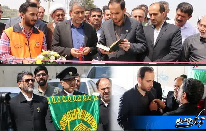 افتتاح زیرگذر روستای گل خیل شهرستان نکا