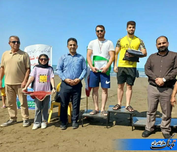 فریدونکنار قهرمان مسابقات شنا آزاد مازندران شد
