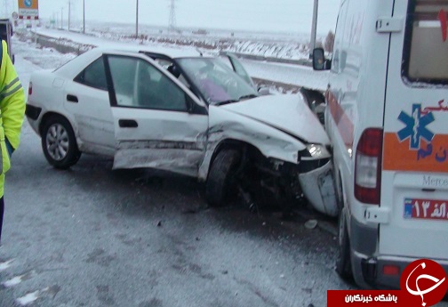 یک کشته در برخورد پژو با وانت زامیاد