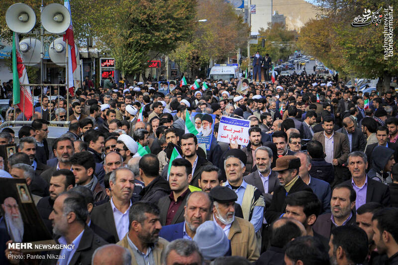 قیام مردم علیه اشرار ؛ راهپیمایی محکومیت آشوبگران