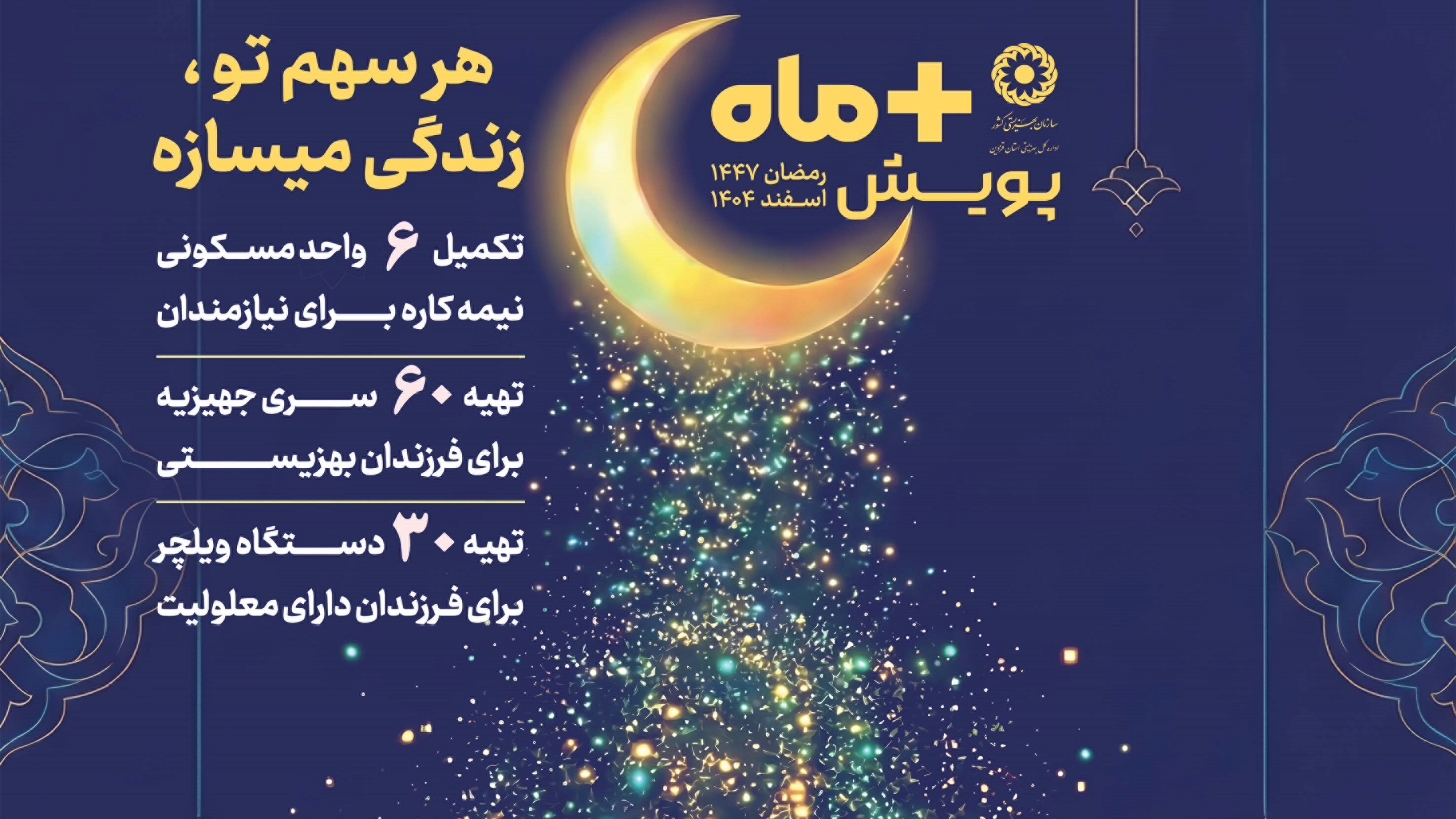 اجرای پویش «مثبت ماه» با هدف حمایت از مددجویان در شهرستان البرز اجرای پویش «مثبت ماه» با هدف حمایت از مددجویان در شهرستان البرز