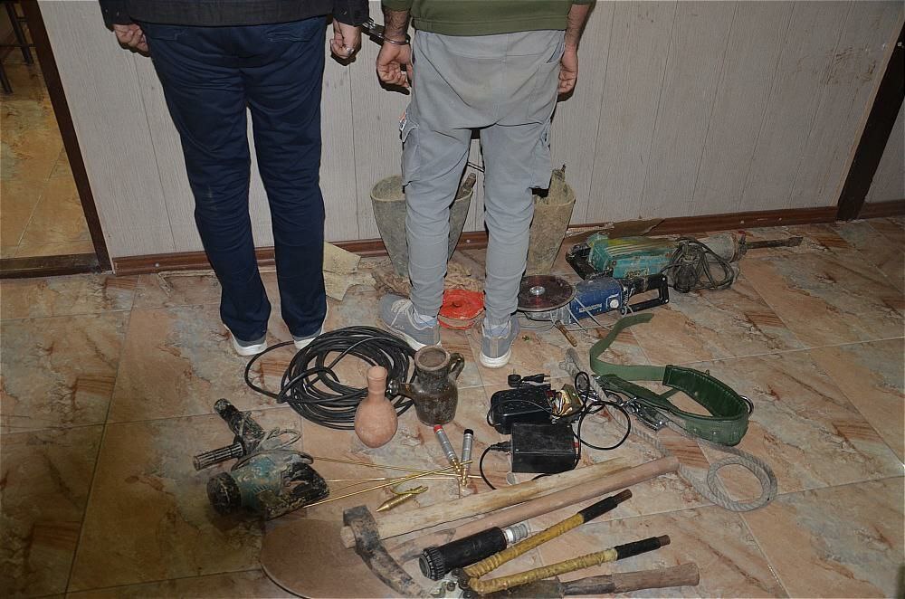 دستگیری حفاران غیرمجاز در نمین